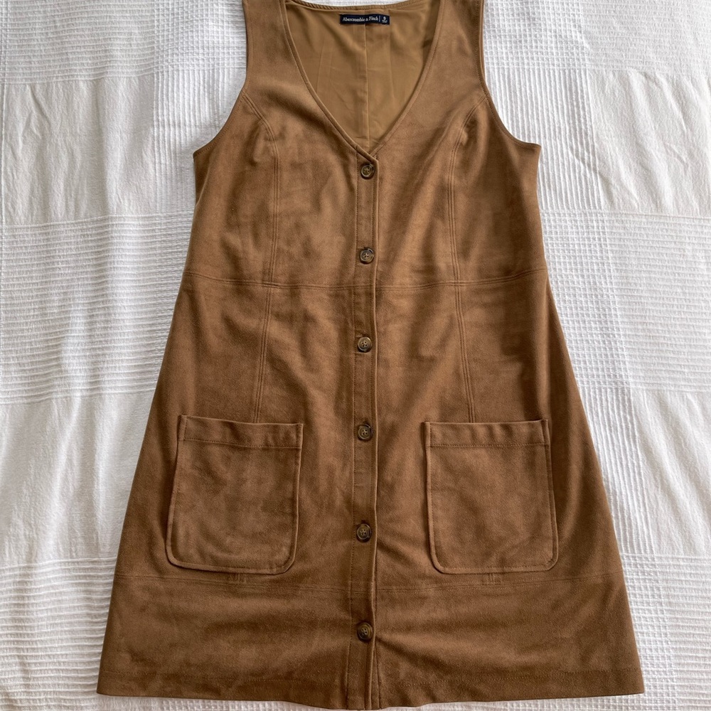 Abercrombie Brown suede dress